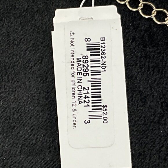 Betsey Johnson Mermaid Pendant Necklace With Colorful Fringe Gold-Tone Chain & H - Picture 4 of 5